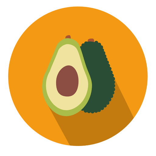 Avocado Circle Icon