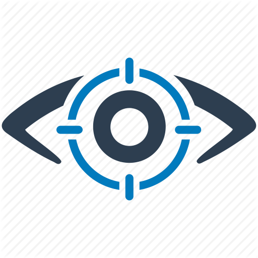 Eye, Focus, Iris, Laser, Scan, Security Icon