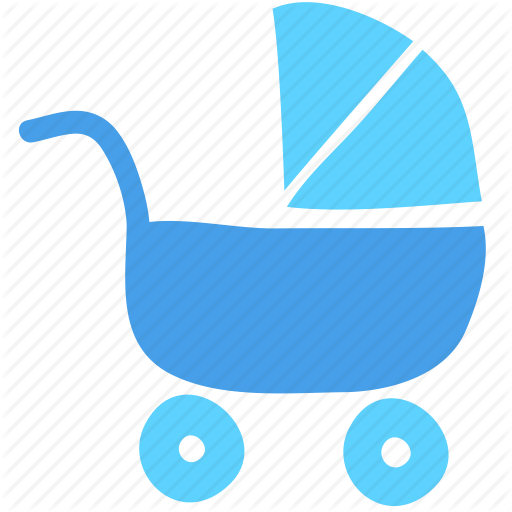 Baby, Baby Car, Carriage, Cart, Child, Newborn, Stroller Icon