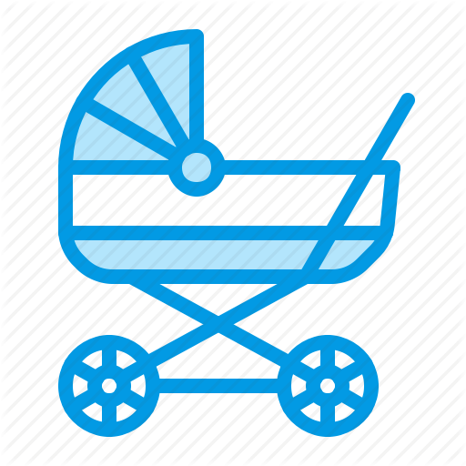 Baby, Carriage, Cart, Pram, Stroller Icon