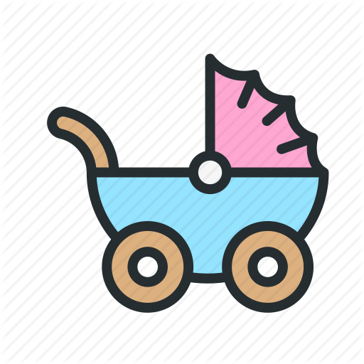 Baby, Carriage, Child, Children, Kid, Pram, Stroller Icon