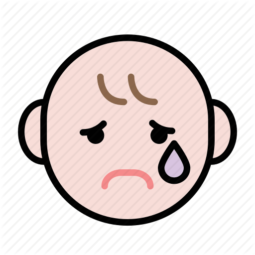 Baby, Emoji, Human Face, Sad Icon