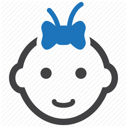 Baby, Child, Girl, Smile Icon