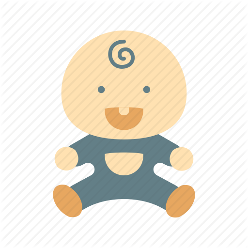 Baby, Blue, Boy, Cute, Hair, Laugh, Smile Icon