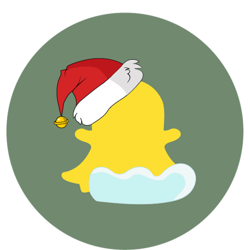 Snow, Christmas, Snapchat, Social Icon