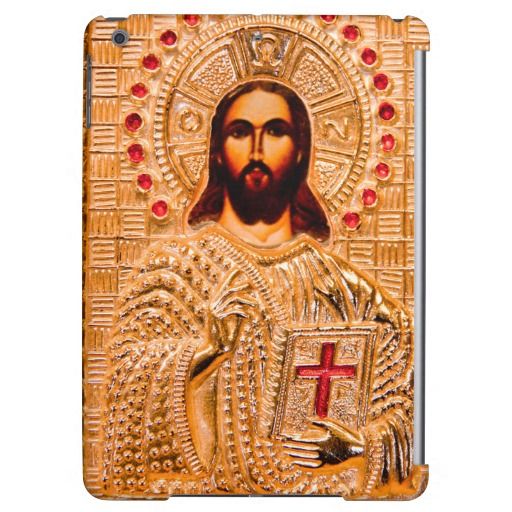 Jesus Christ Golden Icon Cover For Ipad Air Zazzlistic Friends