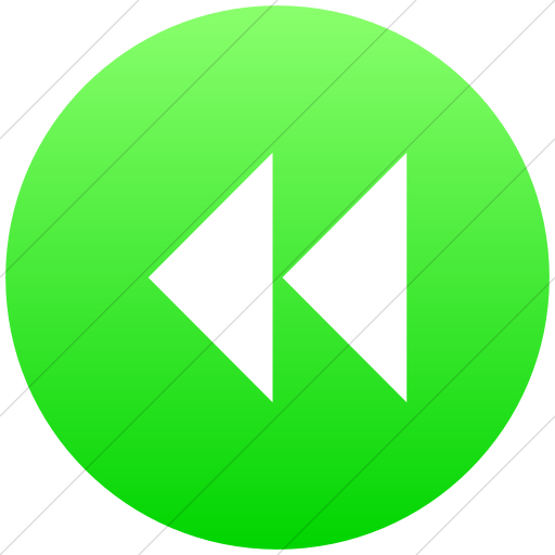 Flat Circle White On Ios Neon Green Gradient Classica