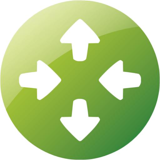Web Green Router Icon