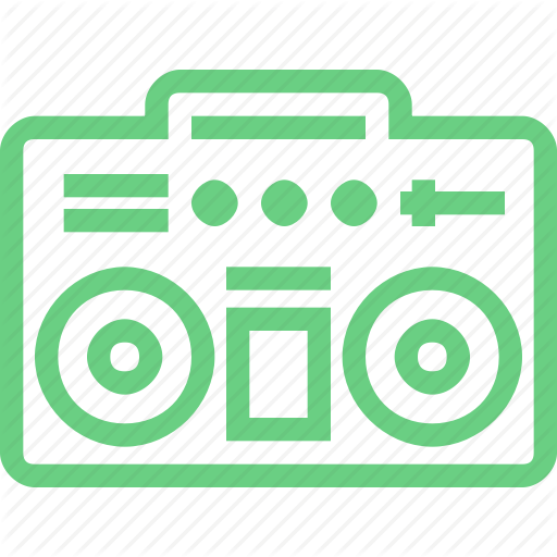Audio, Boom Box, Music, Player, Recorder, Retro, Sound Icon