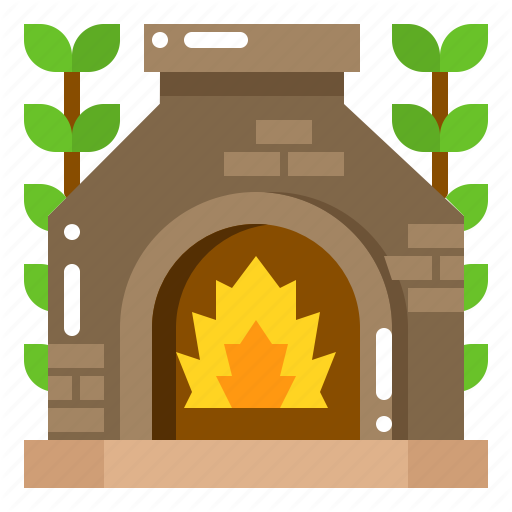 Backyard, Fire, Fireplace, Patio, Pit, Stone Icon