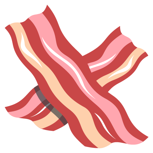 Bacon Emoji Vector Icon Free Download Vector Logos Art Graphics