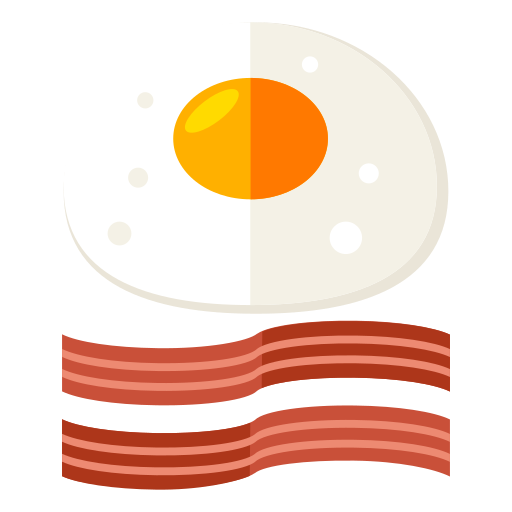 Eggsand, Bacon Icon Free Of Free Flat Icons