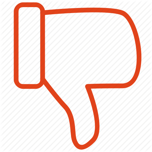 Bad, Hand, No, Thumb, Unlike Icon