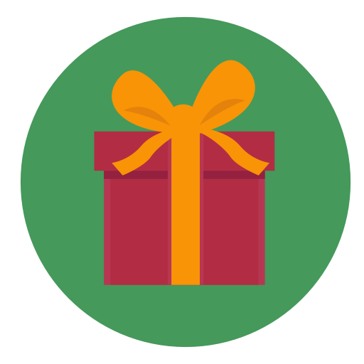 Box, Christmas, Gift, Present, Wrapped Icon