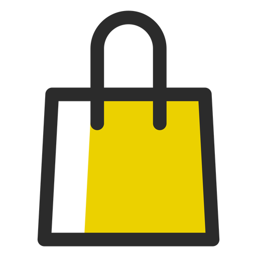 Shopping Bag Colored Stroke Icon