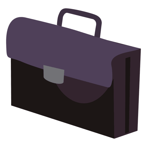 Cartoon Office Bag Icon