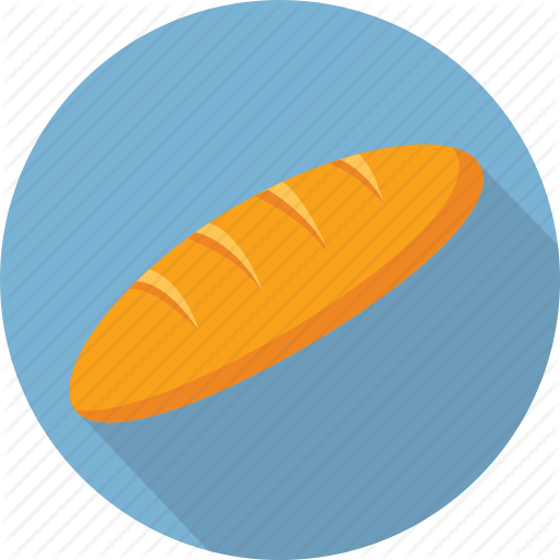 Baguette, Bakery, Bread, Food, Pastry, Sandwich Icon