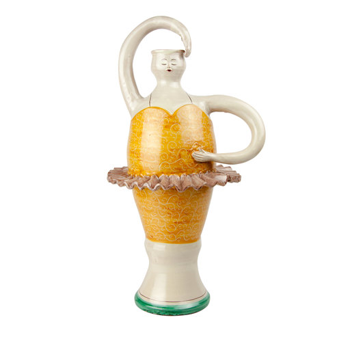 Ballerina Yellow Ceramic Vase