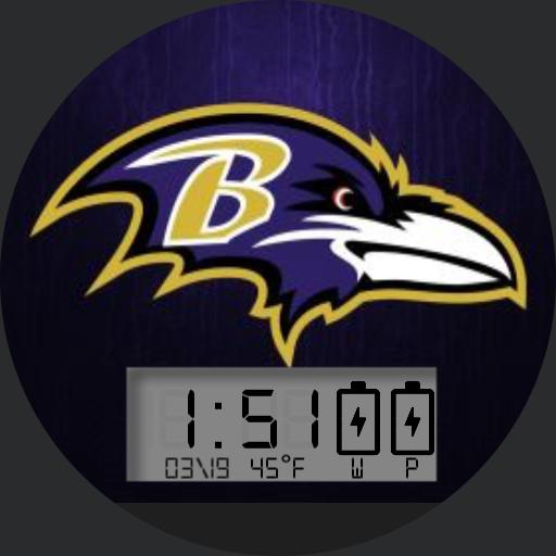 Retro Baltimore Ravens For Moto