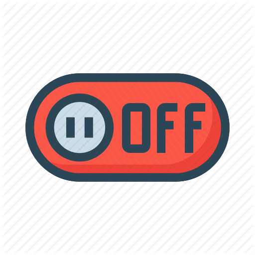 Inactive, Off, Slider, Switch, Toggle Icon