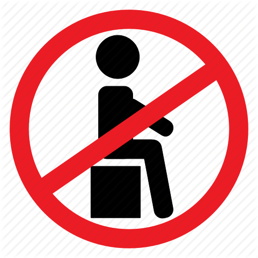 Ban, Box, Fragile, No, Sign, Sit, Up Icon