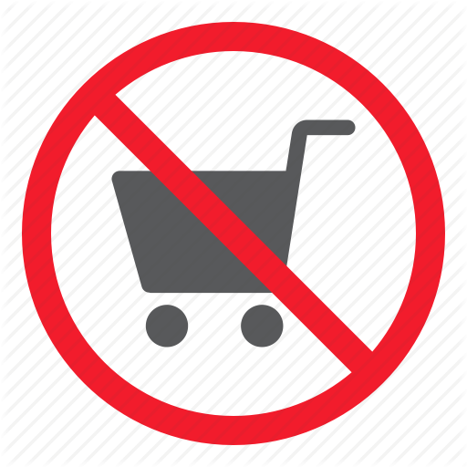 Ban, Cart, Forbidden, No, Prohibition, Shopping, Stop Icon