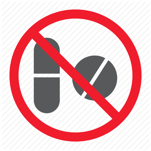 Ban, Drug, Forbidden, No, Pill, Prohibition, Stop Icon