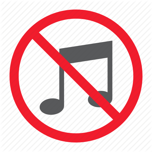 Ban, Forbidden, Melody, Music, No, Prohibition, Stop Icon