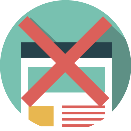 Ban, Page, Web, Removed, Banned, Black, Seo Icon Free Of Seo