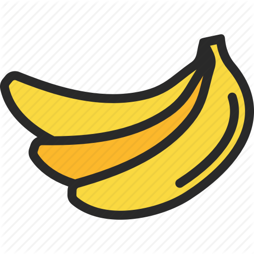 Banana, Bananas, Bunch, Fruit Icon