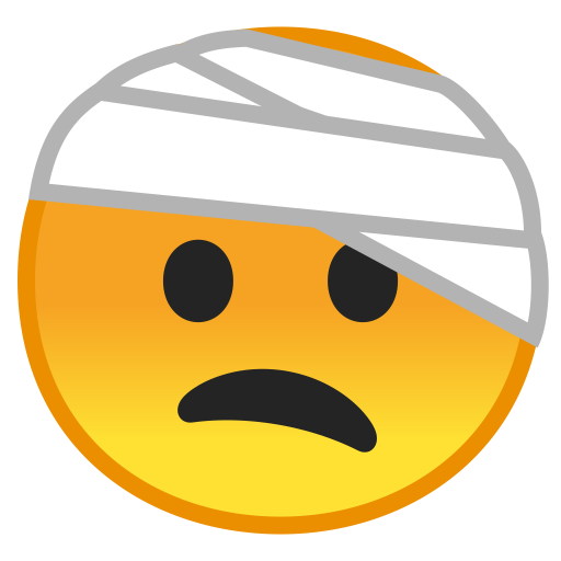 Face With Head Bandage Icon Noto Emoji Smileys Iconset Google