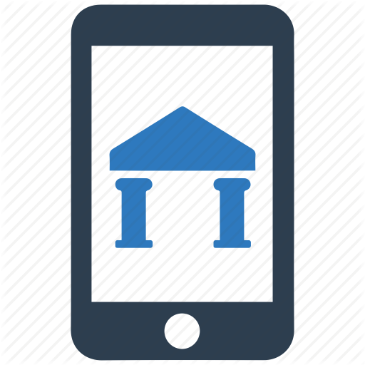 Bank, Bank Account, Mobile, Mobile Banking, Online Banking Icon