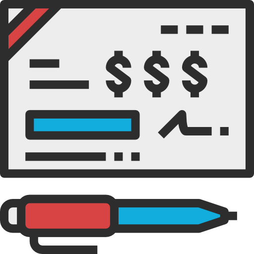 Bank Check Icon at GetDrawings | Free download