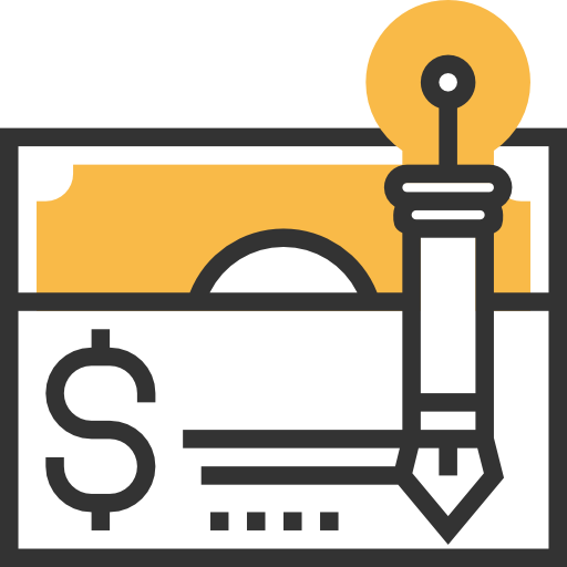 Business And Finance, Check, Bank, Payment, Money, Business Icon