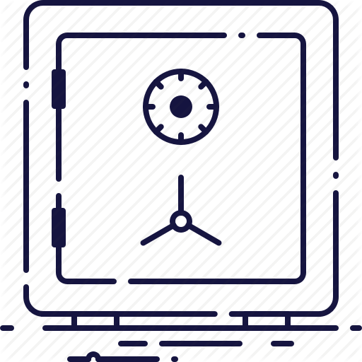 Bank, Banking, Box, Deposit, Lock, Money, Safe Icon