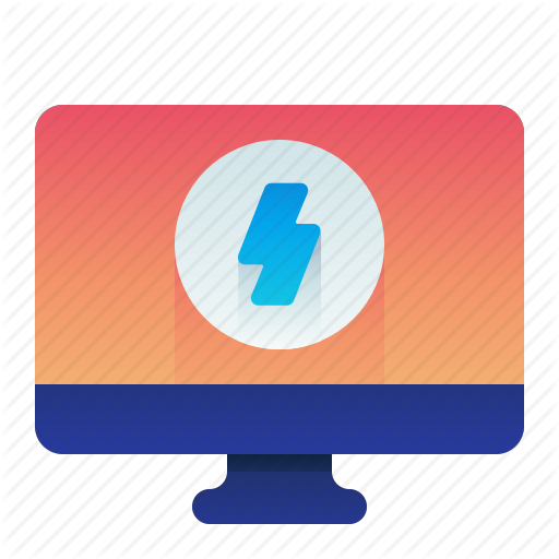 Computer, Desktop, Monitor, Power Icon