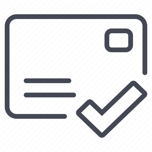 Accept, Credit Card, Transaction, Verify Icon