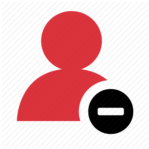 Banned, Blocked, Minus, Person, Profile, User Icon