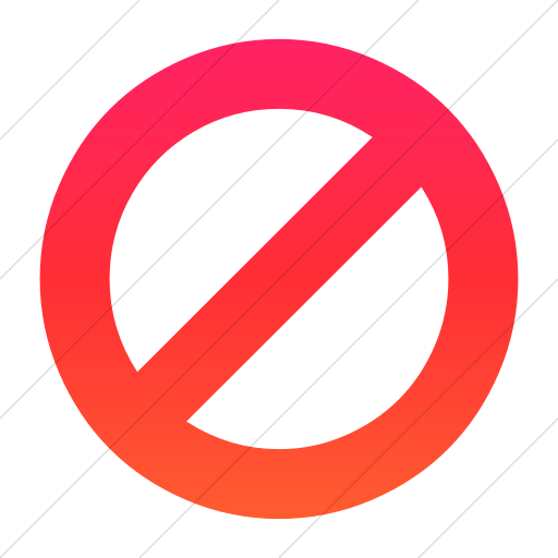 Simple Ios Orange Gradient Bootstrap Font Awesome Ban Icon
