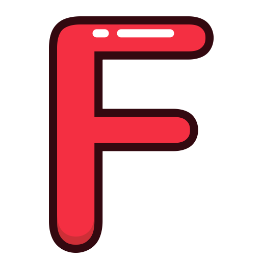 The Letter F With Banner Logo Png Images