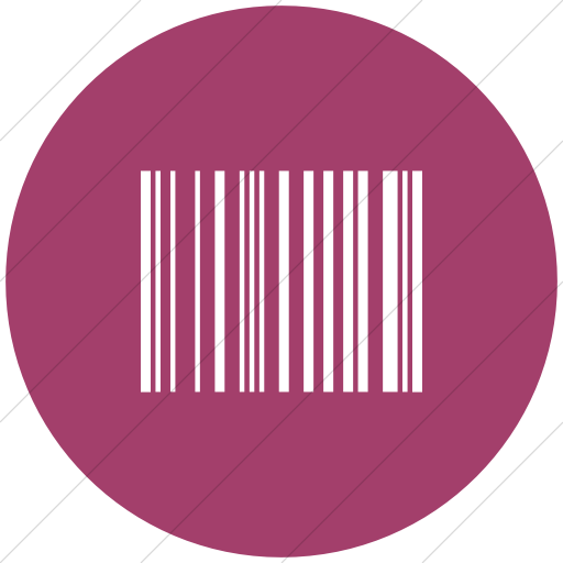 Flat Circle White On Pink Bootstrap Font Awesome