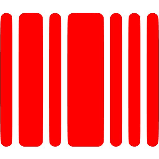 Red Barcode Icon