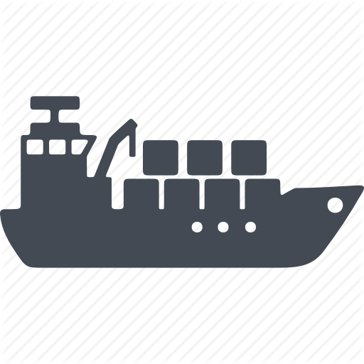 Barge, Engine, Fuel, Route, Ship, Speed, Transport Icon