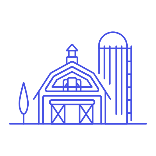 Farm, Barn Icon Free Of Stream Line Ux Free Pack Duetone Line