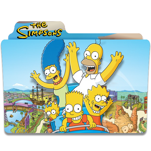 The Simpsons, Amusement Park, Folder, Folders Icon Free