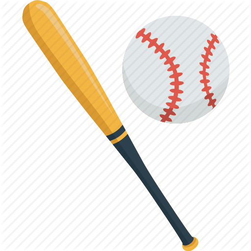 Ball, Baseball, Bat, Game, Match, Sport Icon