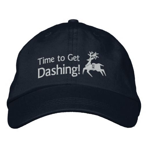 Runner's Time To Get Dashing Reindeer Icon Emoji Embroidered