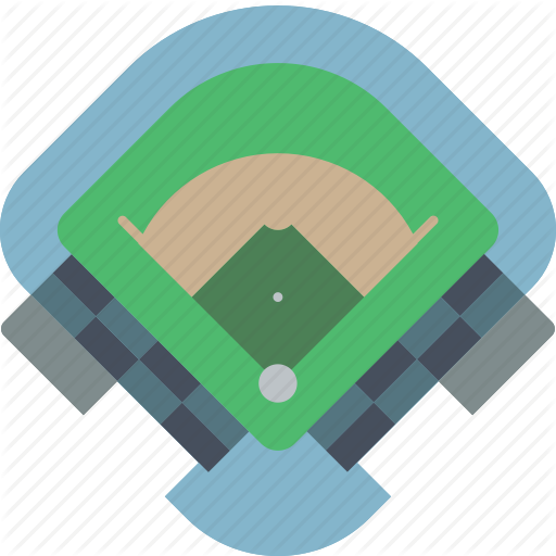 Ball, Baseball, Field, Sport, Stadium Icon