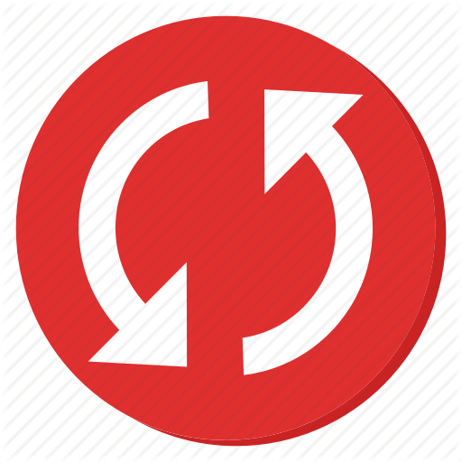Circle, Cycle, Red, Reload, Sync, Update Icon