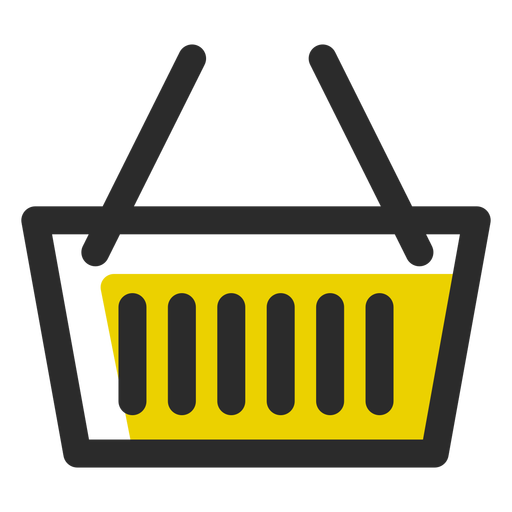 Shopping Basket Colored Stroke Icon
